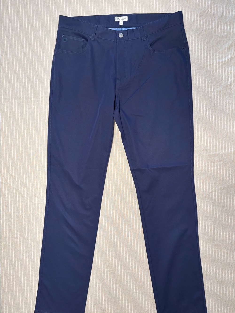 Peter Millar Navy Stretch Chinos